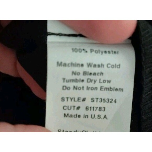 Steady Clothing Men 3X Pinstripe Tiki Panel Rockabilly Red ButtonDown Shirt Bowl - Picture 7 of 7